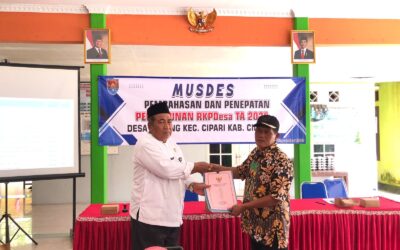 RKP Desa Serang 2026 Resmi Ditetapkan, 20% Dana Desa untuk BUMDes dan 30% untuk Koperasi Desa Merah Putih